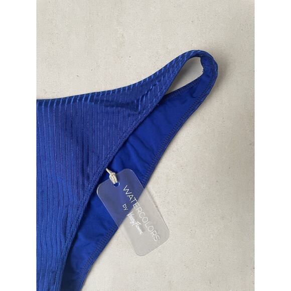 Kenny Flowers Swim Sporty Bikini Bottom Ribbed Capri Swimwear - Picture 3 of 11